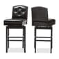 Baxton Studio Ginaro Swivel Bar Stools - Set of 2 - image 4
