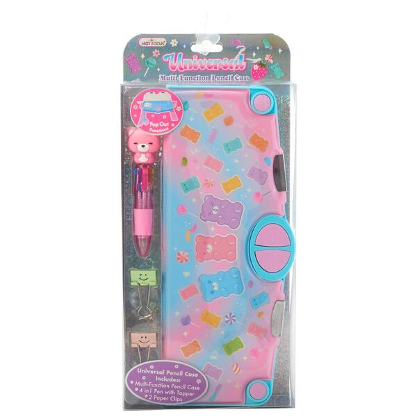 Hot Focus&#40;R&#41; Universal Gummy Bear Multi Function Pencil Case - image 