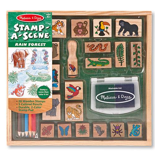 Melissa & Doug® Stamp-A-Scene-Rain Forest
