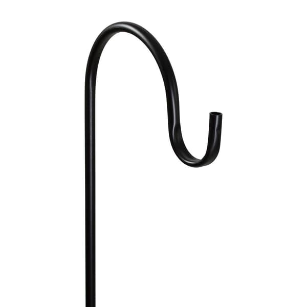 Northlight Seasonal 36in. Black Metal Shepard''s Hook Garden Stake