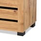 Baxton Studio Adalwin Oak Brown Wood 2-Door Shoe Storage Cabinet - image 6
