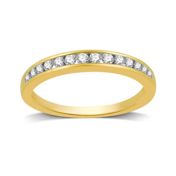 Endless Affection&#40;tm&#41; Yellow Gold 1/4ctw. Diamond Band - image 