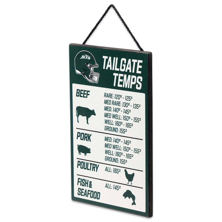 Open Road Jets Tailgate Temps Wall Decor