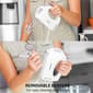 Ovente Portable 5-Speed Mixing Electric Hand Mixer - White - image 4