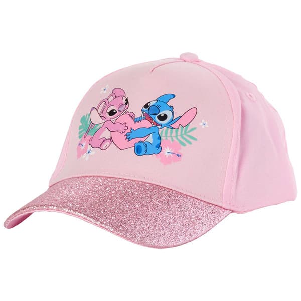 Girls Disney Stitch & Angel Baseball Hat - image 