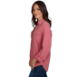 Plus Size Ruby Rd. Game Of Luxe Rib Trim Button Front Knit Top - image 4