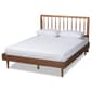 Baxton Studio Sora Ash Walnut Wood Queen Size Platform Bed - image 1