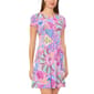 Womens MSK S/S Print Ity Pocket Dress - image 1