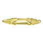 Gold Over Sterling Silver X Polished Bangle Bracelet - image 1