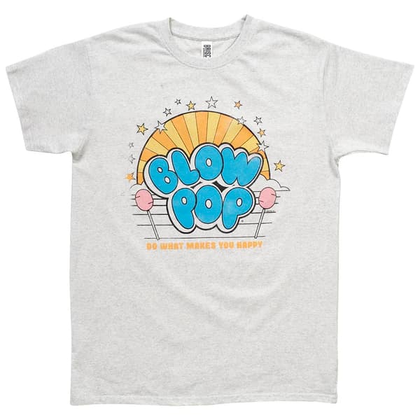 Young Mens Brisco Brands(tm) Blow Pop Short Sleeve Graphic Tee - image 