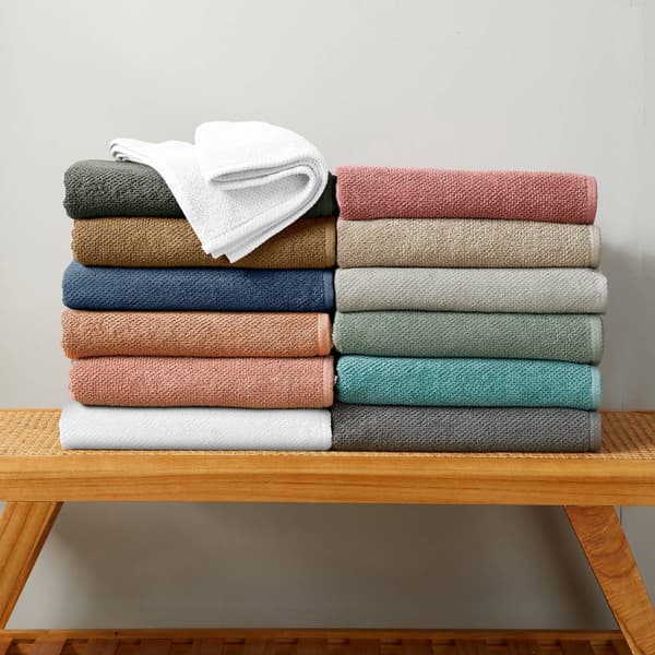 Freshfolds Acacia 12pc. Cotton Quick-Dry Washcloth Set