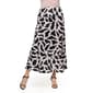 Womens 24/7 Comfort Apparel Black & White A Line Maxi Skirt - image 1