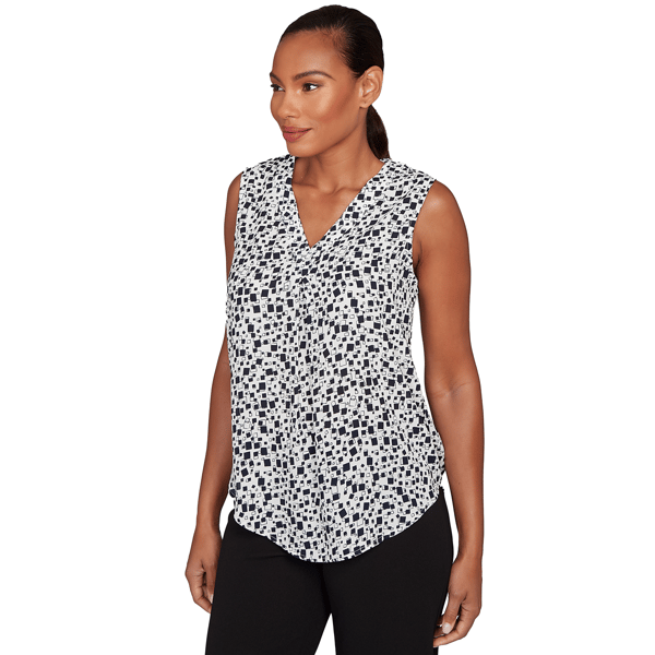 Womens Emaline Essentials Top Essential Vneck Blouse
