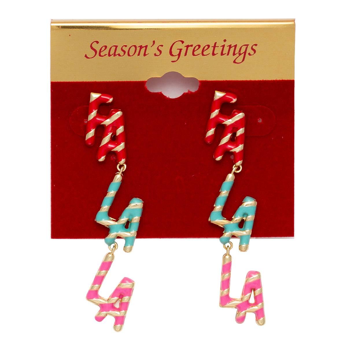 Fa La La Christmas Earrings