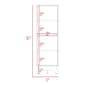 FM FURNITURE British White Single Pantry - image 8
