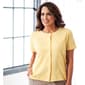 Petite Hasting & Smith Short Sleeve Solid Button Front Tee - image 1