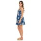 Juniors Angie Keyhole Smocked Waist V-Neck Slip Dress - image 5