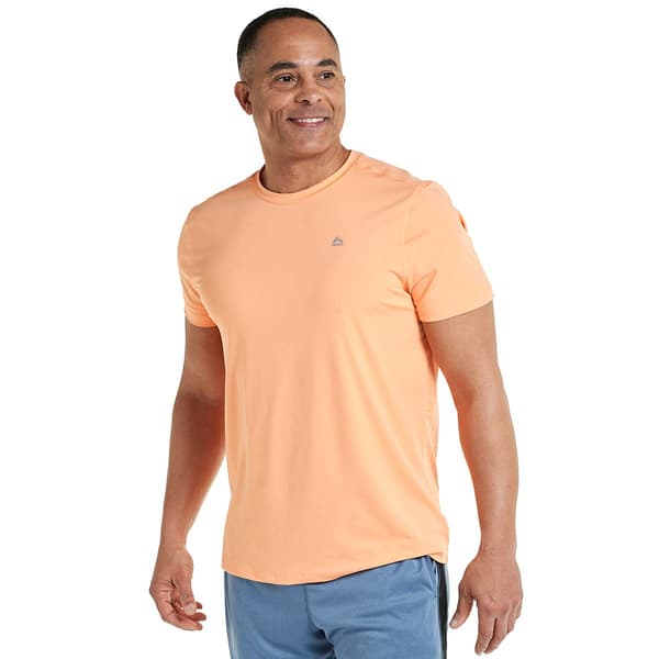Mens RBX Textured Crew Neck Performance Solid Tee - image 