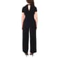 Womens MSK Short Sleeve Solid Wrap Jumpsuit - image 2