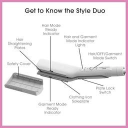 Conair® 2-in-1 Travel and Flat Mini Iron