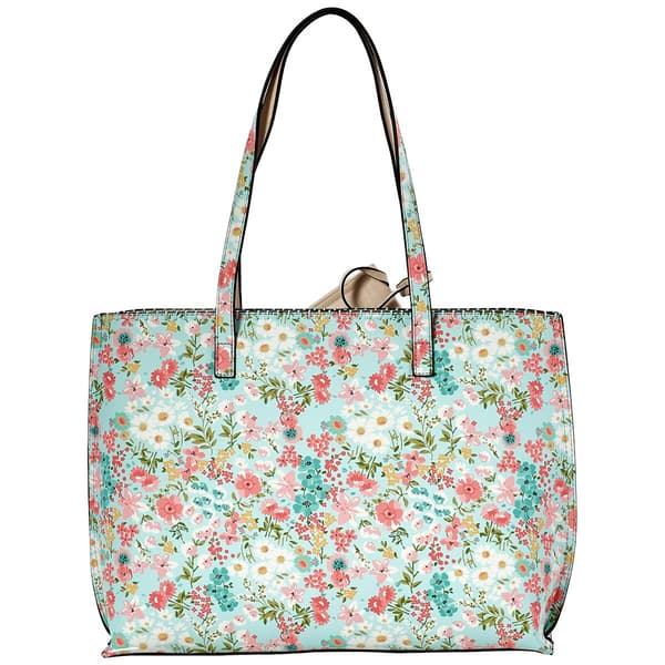 DS Fashion 2-in-1 Large Tote - Blue Floral