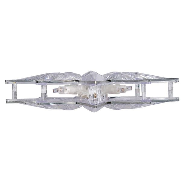 Kurt Adler UL 10-Light Clear LED 8-Point Star Treetop