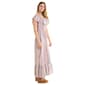 Womens Absolutely Famous Ruffle Trim Stripe Maxi Dress - image 4