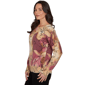 Petite Skye''s the Limit Wild Romance Floral Tie Dye Sweater - image 4