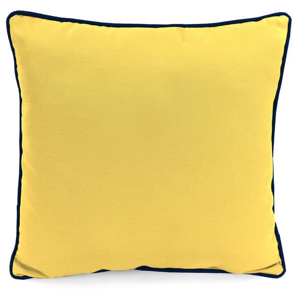 Jordan Manufacturing Bee Happy Daisy Outdoor Throw Pillow