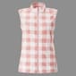 Womens Heat Holders® Brushed Fleece Double Zipper Plaid Vest - image 2
