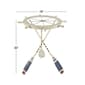 9th & Pike® White Coastal Metal Accent Table - image 2