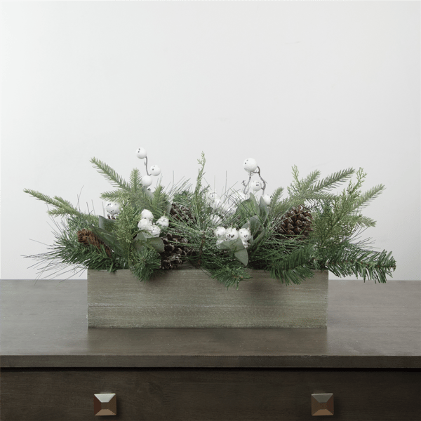Northlight Mixed Pine with Pinecones Christmas Floral Arrangement