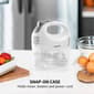 Ovente Portable 5-Speed Mixing Electric Hand Mixer - White - image 6