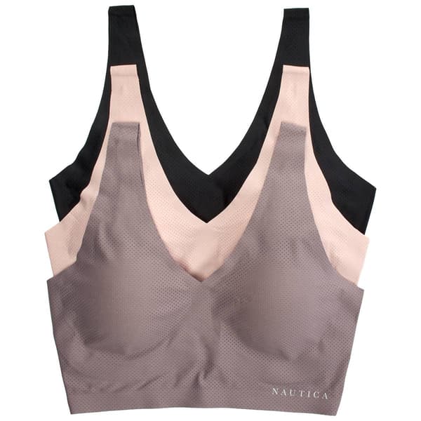 Womens Nautica 3pk. Breathe Bras - image 