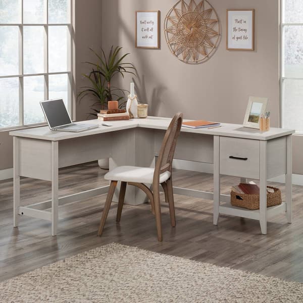 Sauder Summit Station L-Shaped Home Office Desk