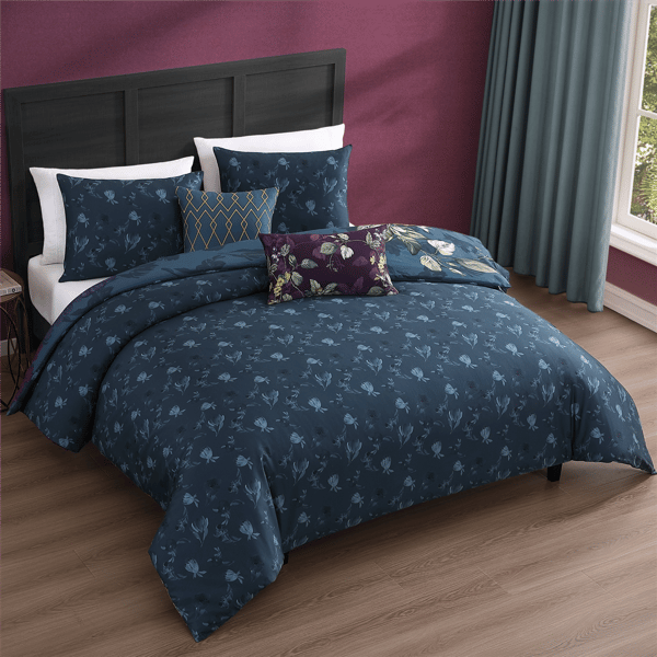 Bebejan Vibrant Flora 5pc. Reversible Comforter Set