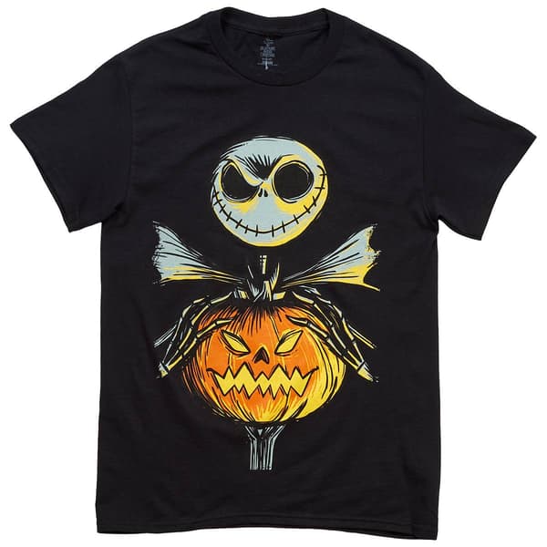 Young Mens Freeze Jack Skellington Short Sleeve Graphic Tee - image 