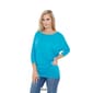 Womens White Mark Banded Dolman Center Marled Top - image 13