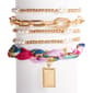 Ashley Cooper(tm) 5pc. Scarf Bracelet Set with Charms - image 1