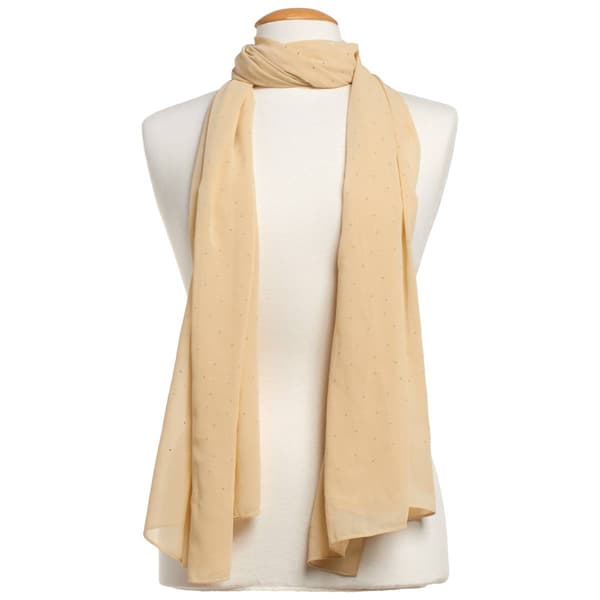 Womens Steve Madden Beaded Oblong Scarf - image 
