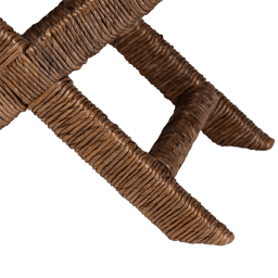 bali & pari Alda Woven Seagrass Ottoman