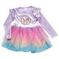 Toddler Girl Disney Princess Velour Ballerina Tutu Dress - image 1