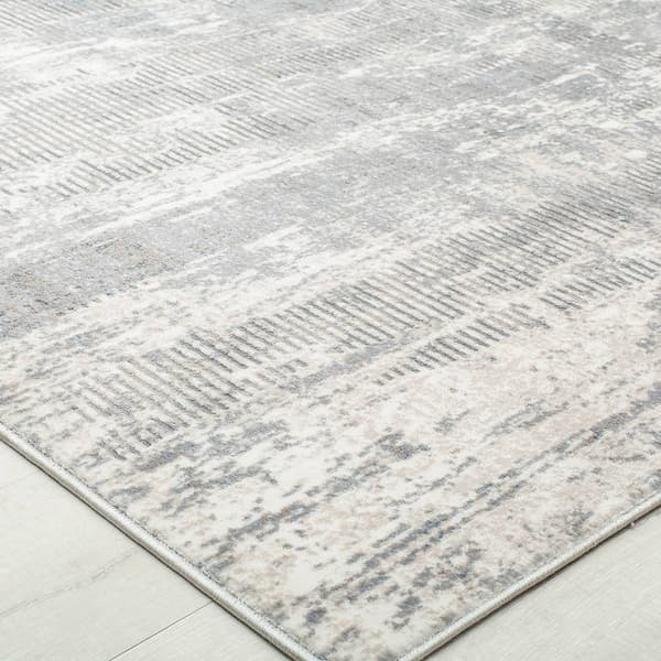 Rugs America&#8482; Auden Silver Mirror Transitional Rectangle Area Rug