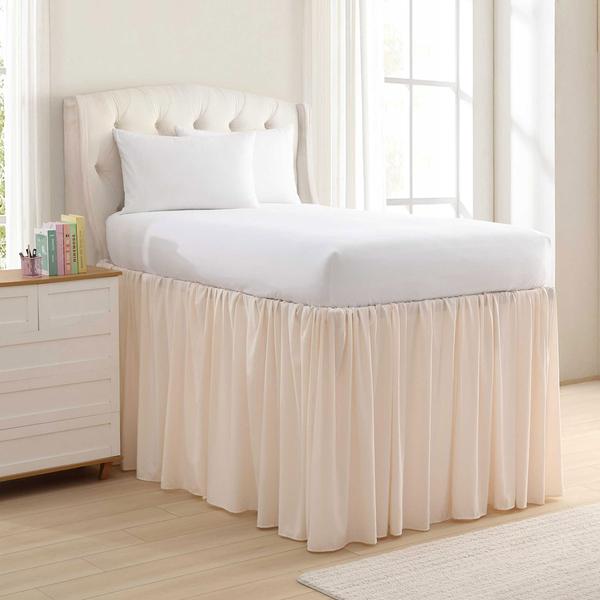 Laura Ashley® Washed Microfiber Bed Skirt