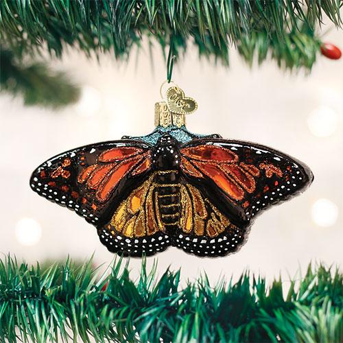 Old World Christmas Monarch Butterfly - image 