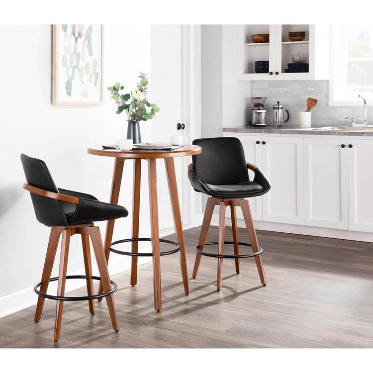 LumiSource Cosmo Mid-Century Counter Stool