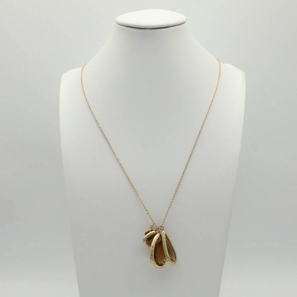 Ashley Cooper(tm) Teardrop Glass Crystal Charm Necklace - image 