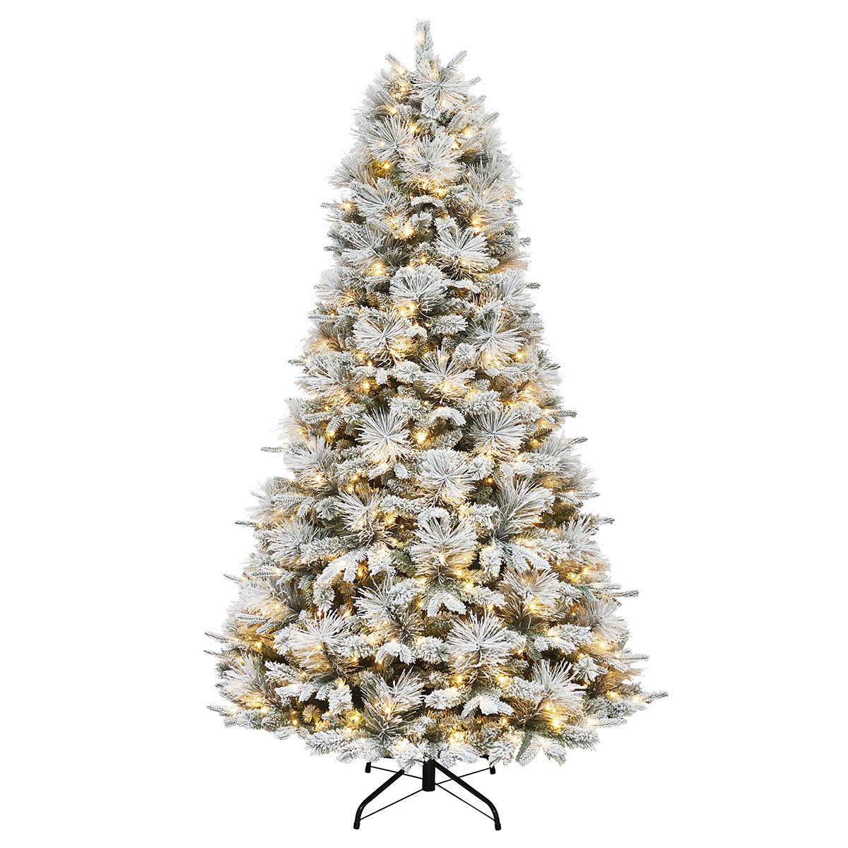 Puleo International Glacier Frost Cashmere 7.5ft. Christmas Tree