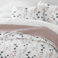 Soft Essentials Ultra Soft Poppy Bloom Reversible Quilt Set - image 5