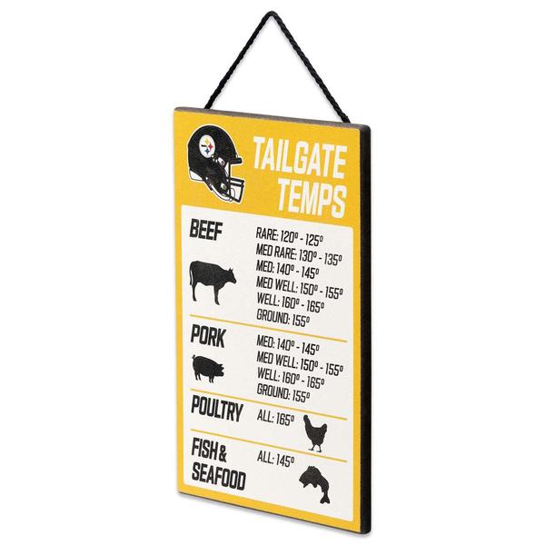 Open Road Steelers Tailgate Temps Wall Decor